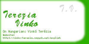 terezia vinko business card