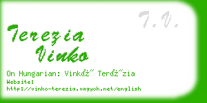 terezia vinko business card